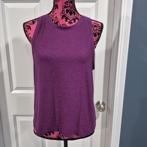 Beyond Yoga Tops - Beyond Yoga Top Womens Medium Purple Featherweight‎ Rebalance Spacedye Tank